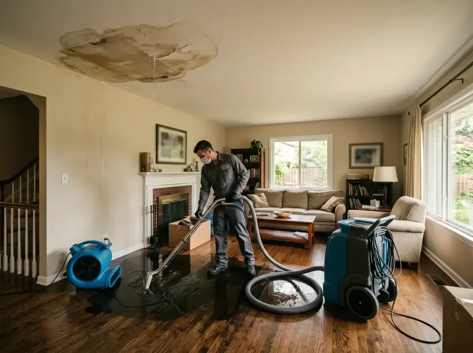 attic-pipe-burst-ceiling-drip-008 — frequently asked questions, Water Damage Restoration & Carpet Care in Harrisburg, AR
